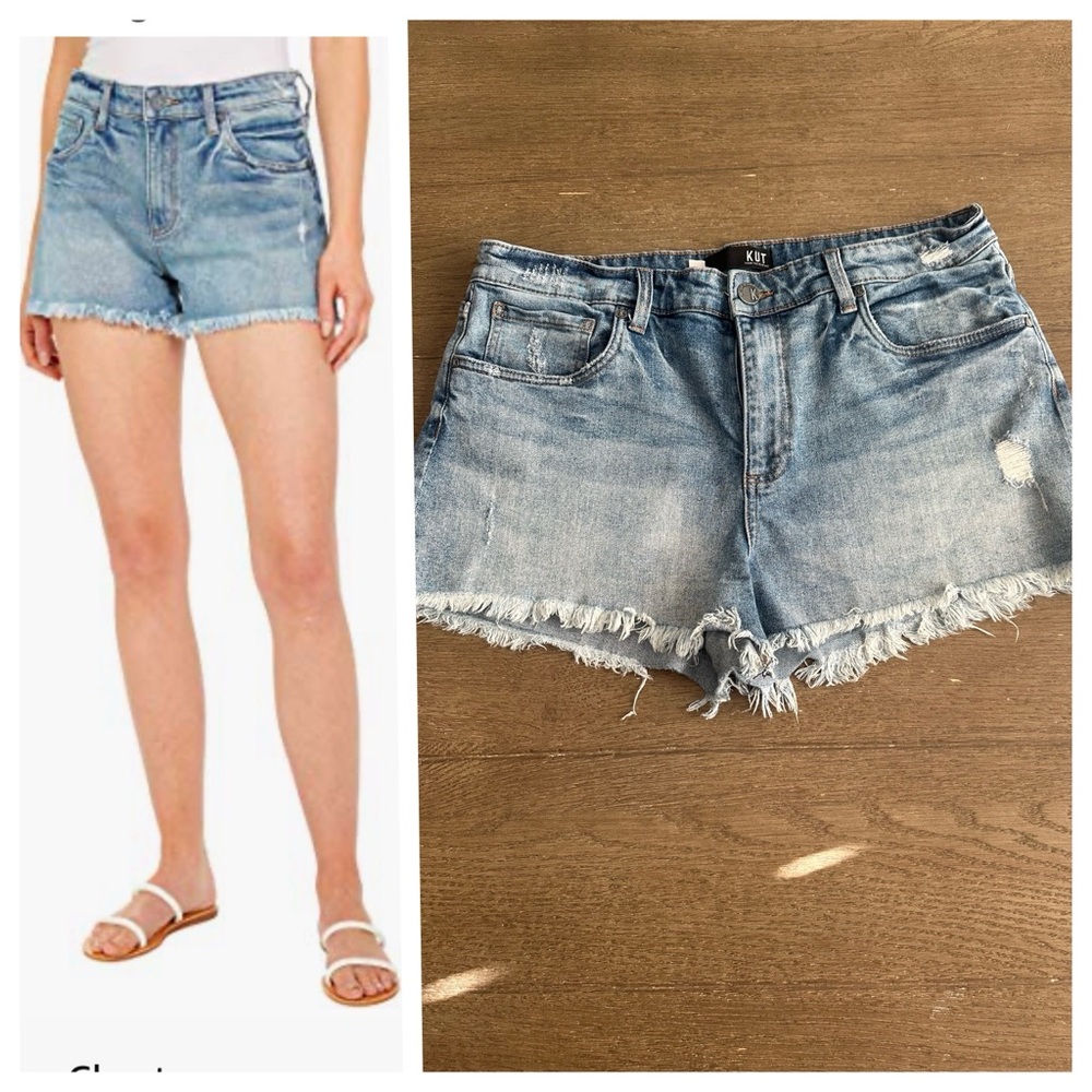 KUT from the Kloth Women's Jane High Rise Shorts size 14